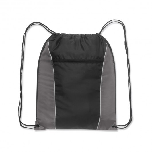 Elwood Drawstring Backpacks Grey